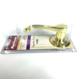 KWIKSET Signature Series DUMMY LEFT HAND DOOR HANDLE Polished Brass BRAND NEW!