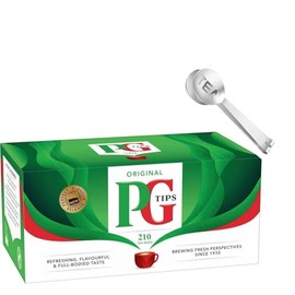 210 Original Tea Bags from Great Britain + Tea Bag Spoon