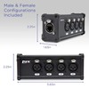 LyxPro 4 Channel 3 Pin Multi Network XLR Cable Breakout