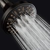 AquaDance OIL RUBBED BRONZE High Pressure 6-Setting 4" Shower Head
