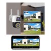 Dual Lens Security Camera HD 2MP Night Vision Motion Detection