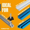 POWERTEC 71070 Hex Bolt Knob Kits, Suitable for Use with