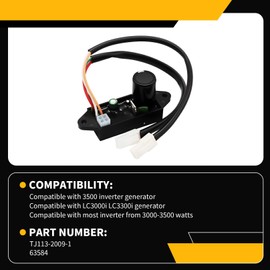 Jecoupoon Ignition Control Module Compatible with LC3000i LC3300i Predator 3500 Inverter Generator TJ113-2009-1 63584