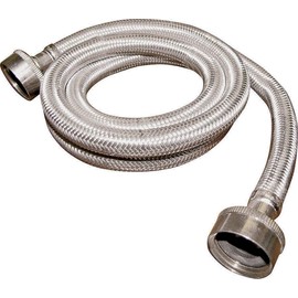 Plumb Pak PP23832 Washing Machine Hose, 3/4 in X 5 Ft, Fht, Stainless Steel, 60"