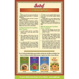 Sadaf Falafel Mix - Mediterranean Falafel Mix - Classic Middle Eastern Dish - Vegetarian Falafel - NO MSG - NO Artificial Preservatives - 12 Oz Box