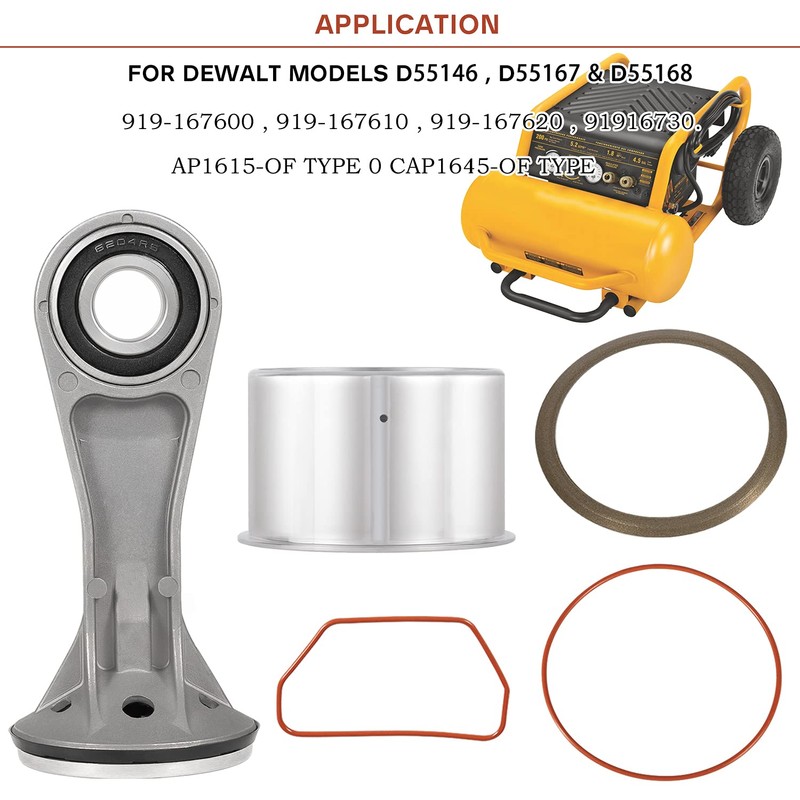 N038785 Air Compressor Piston Rod Assembly Fits 2-7/8" Cylinder Bore