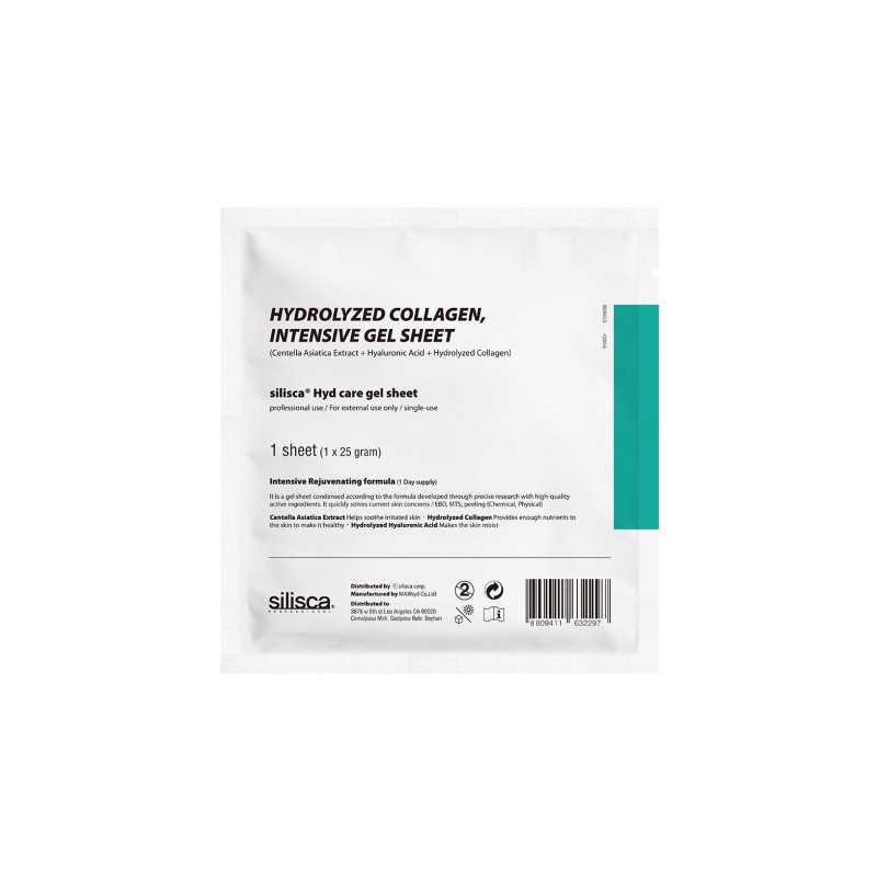 Silisca Heidicare Gel Sheet 25g Sensitive Skin Soothing Cooling Collagen