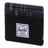 HERSCHEL 10360-05679 Charlie RFID Black/Grayscale Plaid Unisex - Adult One