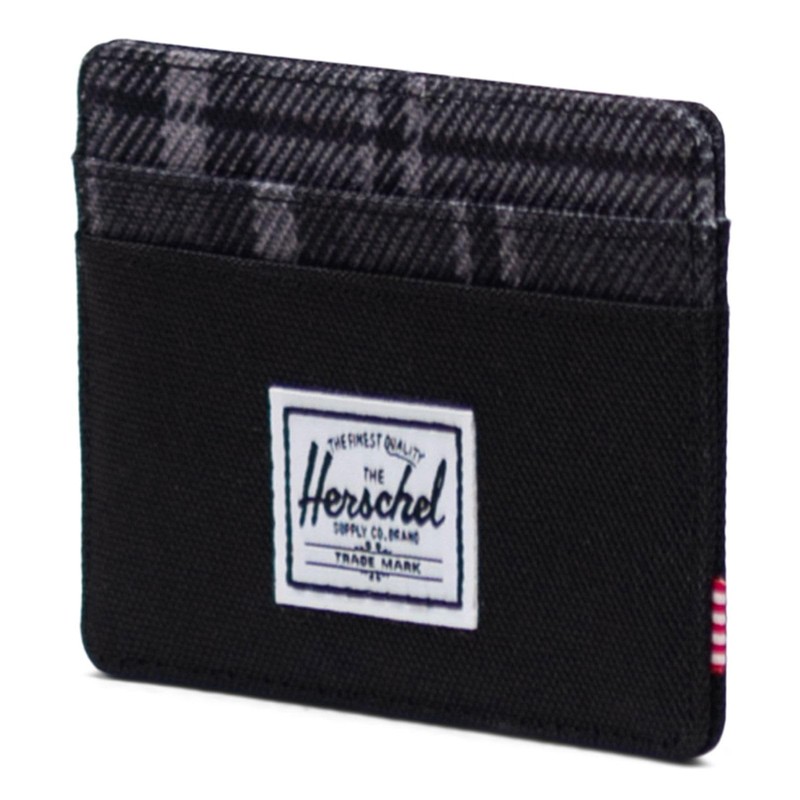 HERSCHEL 10360-05679 Charlie RFID Black/Grayscale Plaid Unisex - Adult One
