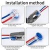 Pack of 30 Robotic Lawnmower Cable Connectors, Lawn Mower Automower