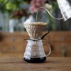 HARIO V60 Glass Coffee Filter Holder, Glass, Black, Size 3