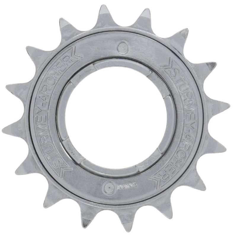 SunRace 16 Teeth Free Wheel for Chain - Chrome, 1/2