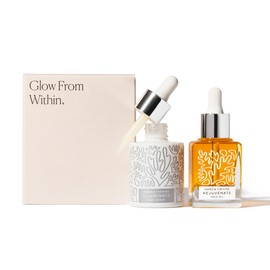 Naked  Thriving Dúo Super Glow Sérum Illuminate Bc(30 Ml) Aceite Facial Restaurador Rejuvenate(35 Ml) Con Aceite De Argán Aceite De Espino Amarillo...