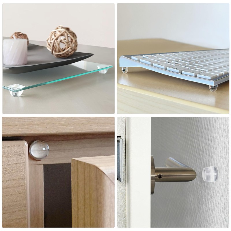 Elastic Buffer Cylindrical (Diameter 16.5 x Height 10.2 mm, Transparent,