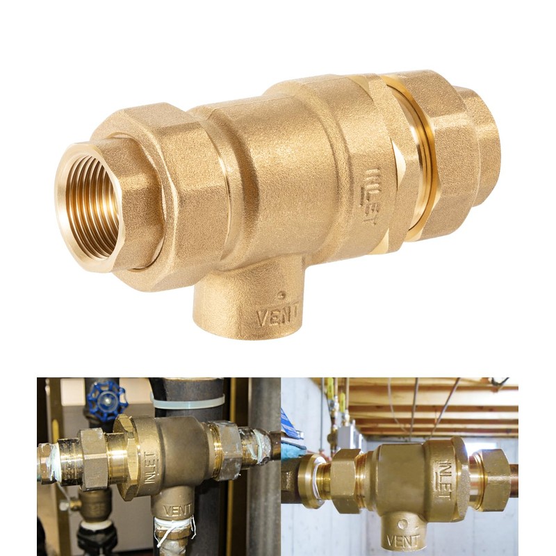 9D-M2 Backflow Preventer Dual Check Valve with Intermediate Atmospheric Vent,