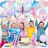Butterfly Balloons, 7th Birthday Decorations for Girls Happy Birthday Balloons