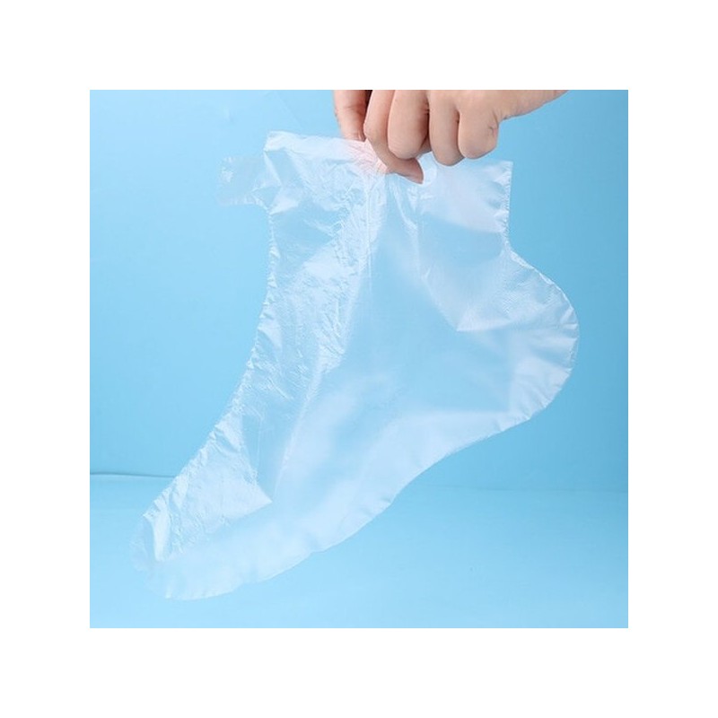 일회용 발 보습 비닐 100매 각질 갈라짐 뒷꿈치 팩 관리