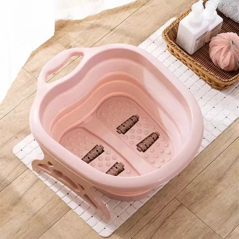 Círculo Eco Tina Para Pies Plegable + Lima Para Pies