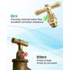 PK1100 Brass Globe Valve Stem and Bonnet Kit with Handle