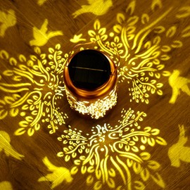 Kelvinlux Tree of Life Solar Lanterns Outdoor Waterproof, 14.6'' Large Lamps, Upgraded 2000mAH Battery, Metal Christmas Gifts for Women, Garden Decor