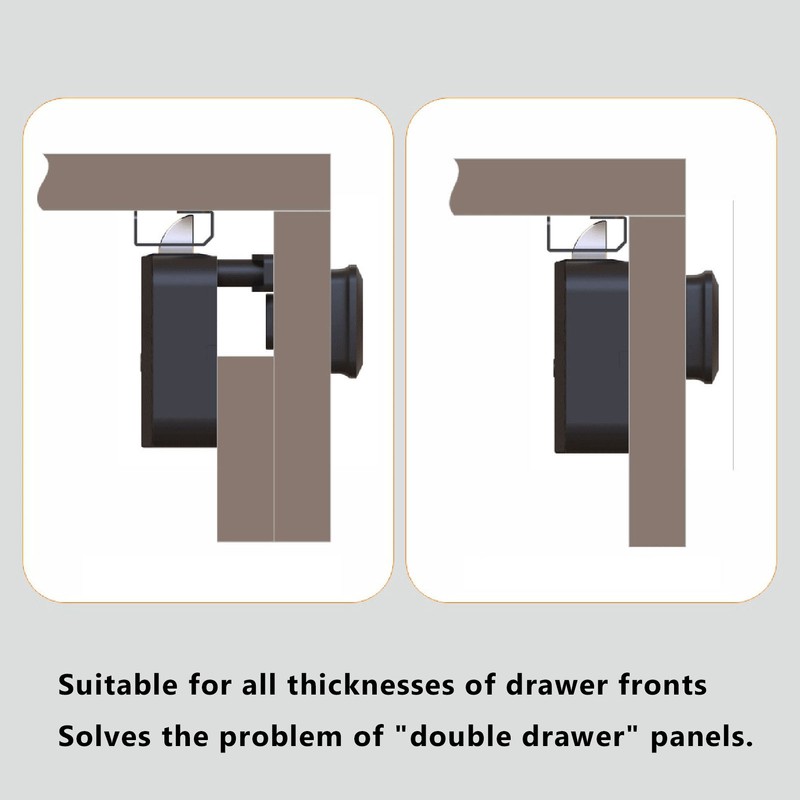 Fingerprint Cabinet Lock Anti Theft Ultra Thin Panel Smart Biometric