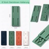 Brelet 8 St1ck Selbstklebender Stanzfreier Sockelhalter, Steckdosenleiste Halterung Power Strip