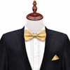 Medsuo Adjustable Bowtie, Men BowtiePre-Tied Bow Tie for Parties (Champagne)