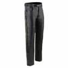Milwaukee Leather Men's 1.2mm Premium Leather Overpant Fully (Black, Size