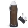 HYDRATE Collapsible Water Bottles for Travel - 17oz Foldable Pocket