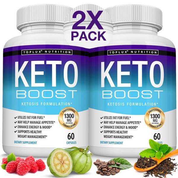 Keto Boost Diet Pills Ketosis Supplement - Natural Exogenous Keto Formula Support Energy & Focus, Advanced Ketones for Ketogenic Diet, for Men Women