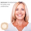 Demure Medium Foundation Powder, Loose Face Powder - Natural Makeup