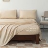 Levoo 100% Egyptian Cotton Sheets King Size Set 18"-24" Extra