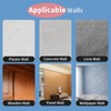[60 Pack] Concrete Wall Hooks - PinCute Wall Picture Hangers