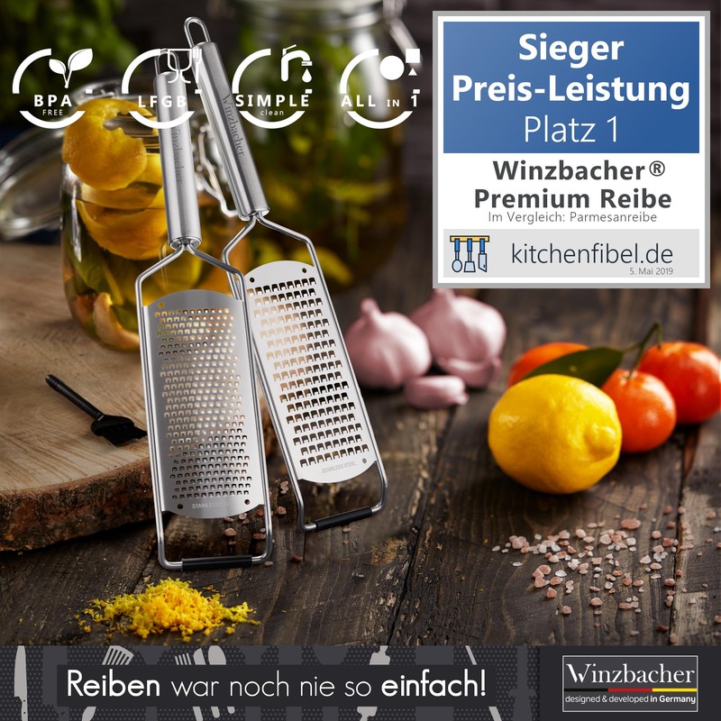 Winzbacher® The Original [Set of 2] Stainless Steel Grater |