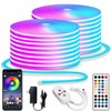 segrass 100ft LED neon Lights with Remote APP Control IP65