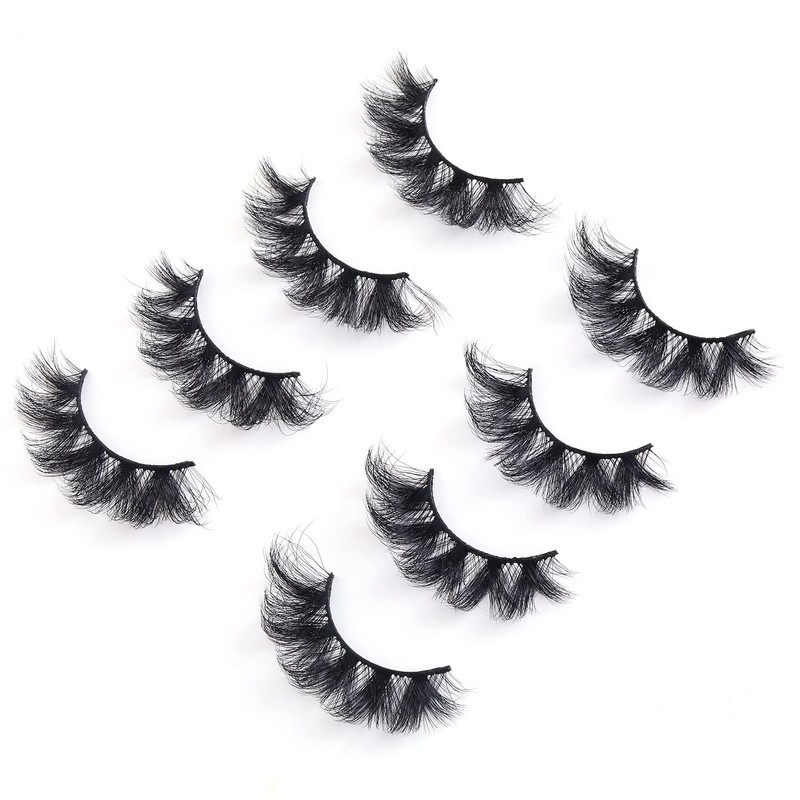 DYSILK 6D False Eyelashes, Fluffy Long Dramatic Natural False Eyelashes,