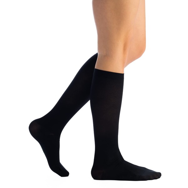 EvoNation Women’s Knee High 15-20 mmHg Graduated Compression Socks – Moderate Pressure Compression Garment