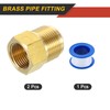 uxcell Brass Pipe Fitting, 3/4 SAE Male x 5/8 SAE