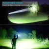 LED Tactical Flashlight Rechargeable, IPX6 Waterproof Flashlight, 2000lm, Super Bright