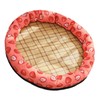 Round Pet Cooling Bed Cartoon Printing Pet Sleeping Bed Summer