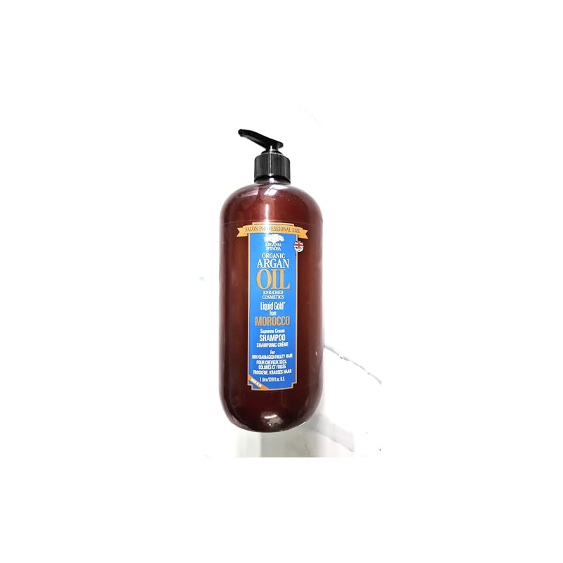 ARGANIA SPINOSA Organic Moroccan Argan Oil Shampoo 1 litre salon
