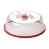 Snips 000706 Tellerglocke Glocke für Mikrowelle, Plastic, Rot, 26 cm