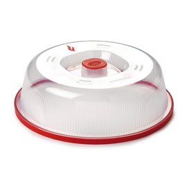Snips 000706 Tellerglocke Glocke für Mikrowelle, Plastic, Rot, 26 cm