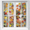 9 Sheet Thanksgiving Maple Leaves Window Sticker Window Clings for