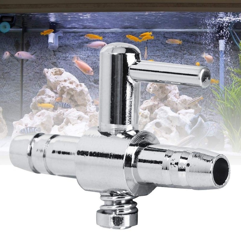 10PCS Stainless Steel Aquarium Flow Valve Oxygen Pump Air Volume