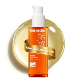 MISE EN SCENE Perfect Serum Original 80 ml (2.7 onzas) | Esencia de cabello antiencrespamiento, hidratación y nutrición para cabello dañado, decolorado y seco, aceite capilar brillante con fragancia floral | Producto coreano para el cuidado del cabello