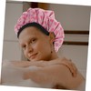 SAFIGLE 2Pcs Shower Cap Three Layers Hair Protection Bonnet Quick