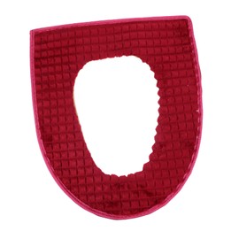 Healifty Bathroom Toilet Seat Covers Warm Toilet Seat Cushion Pad Zipper Soft Thicker Warmer Washable Toilet Seat Covers Bathroom Home Reusable