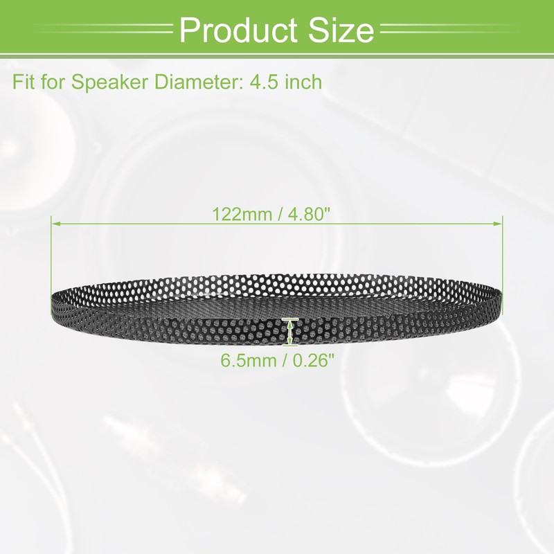 ACROPIX Universal 4.5 Inch Speaker Grills Mesh for Audio Subwoofer