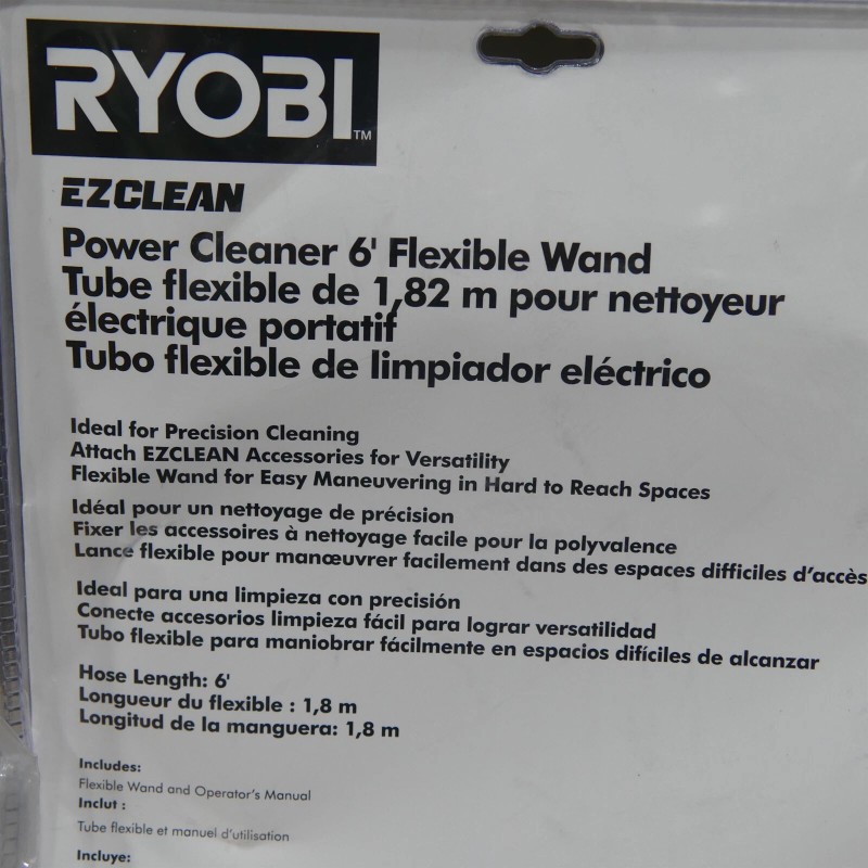 RYOBI EZCLEAN Power Washer Cleaner 6' Flexible Wand RY3112FW ~